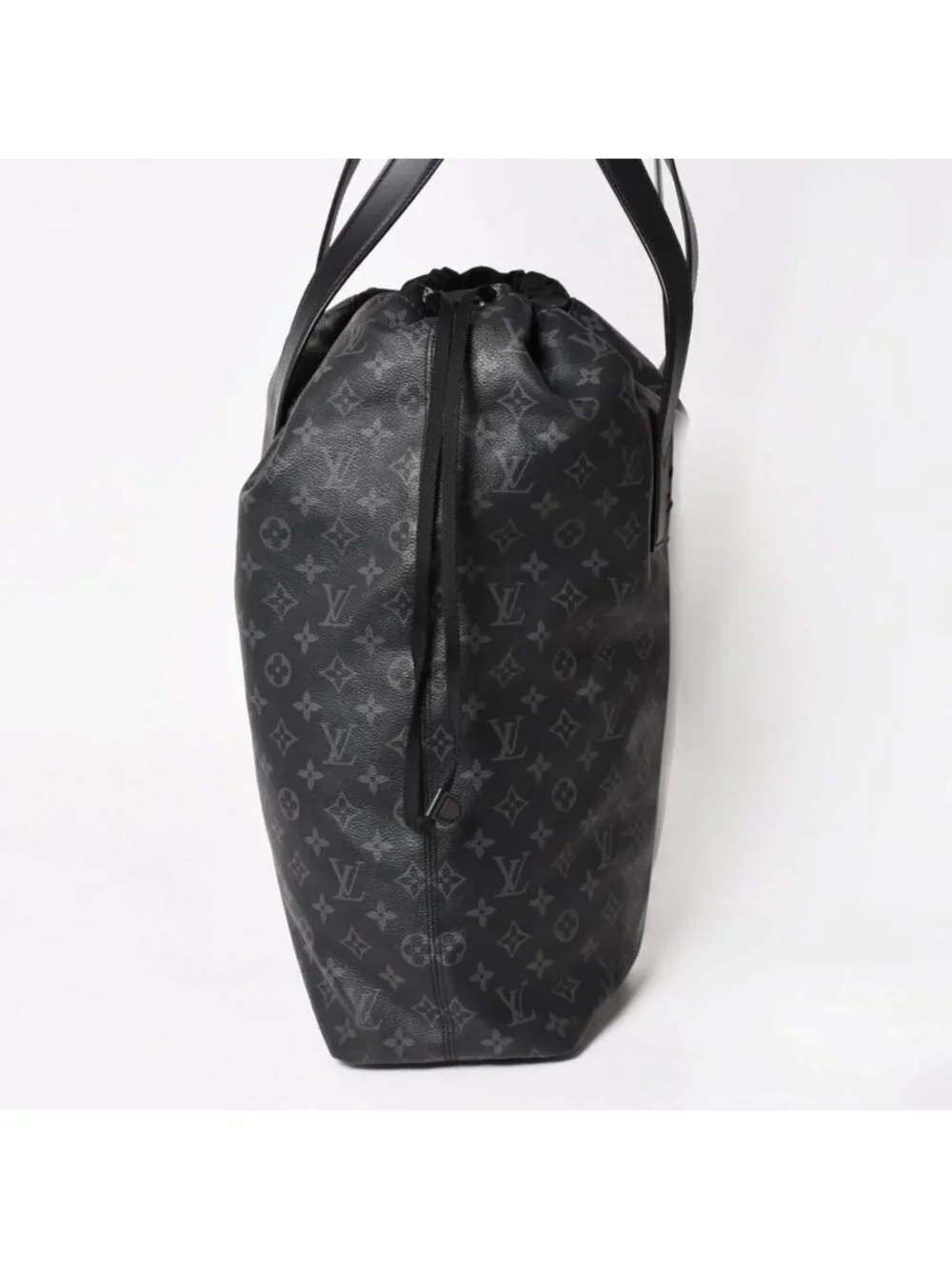 Louis Vuitton Monogram Eclipse Cabas Light Tote Bag Black